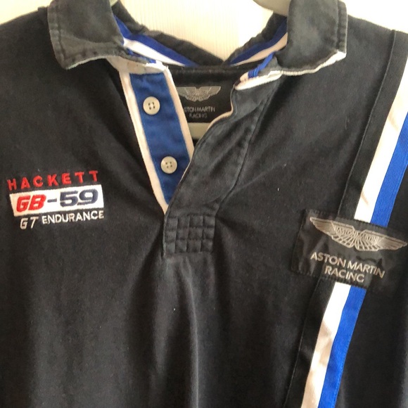 Vintage Aston Martin Racing Rugby Shirt - Picture 2 of 7
